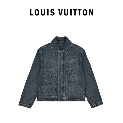 Louis Vuitton Denim Jacket Unisex ID:20230605-188